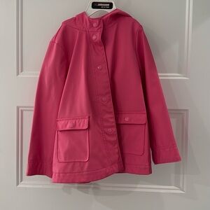 Like new- Baby Gap / size 5 years old lined Rain coat - pink